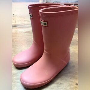 Hunter Blush Pink Waterproof Boots